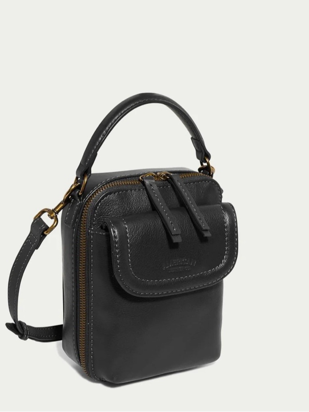 American Leather Co. Tribeca Crossbody Black - Picture 4 of 14
